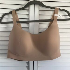 Aerie Tan Seamless Bra with Wide Straps